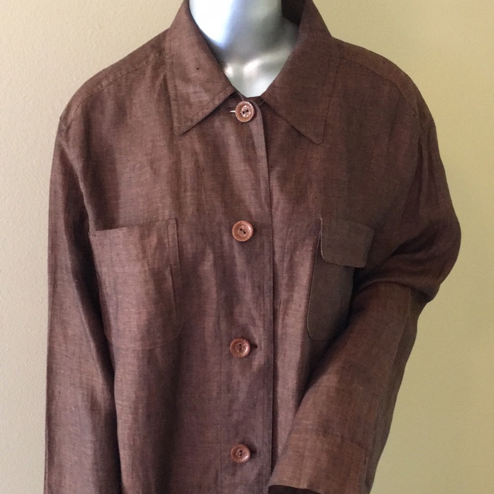 ESCADA Margaretha Ley 100% linen blazer - Picture 2 of 12